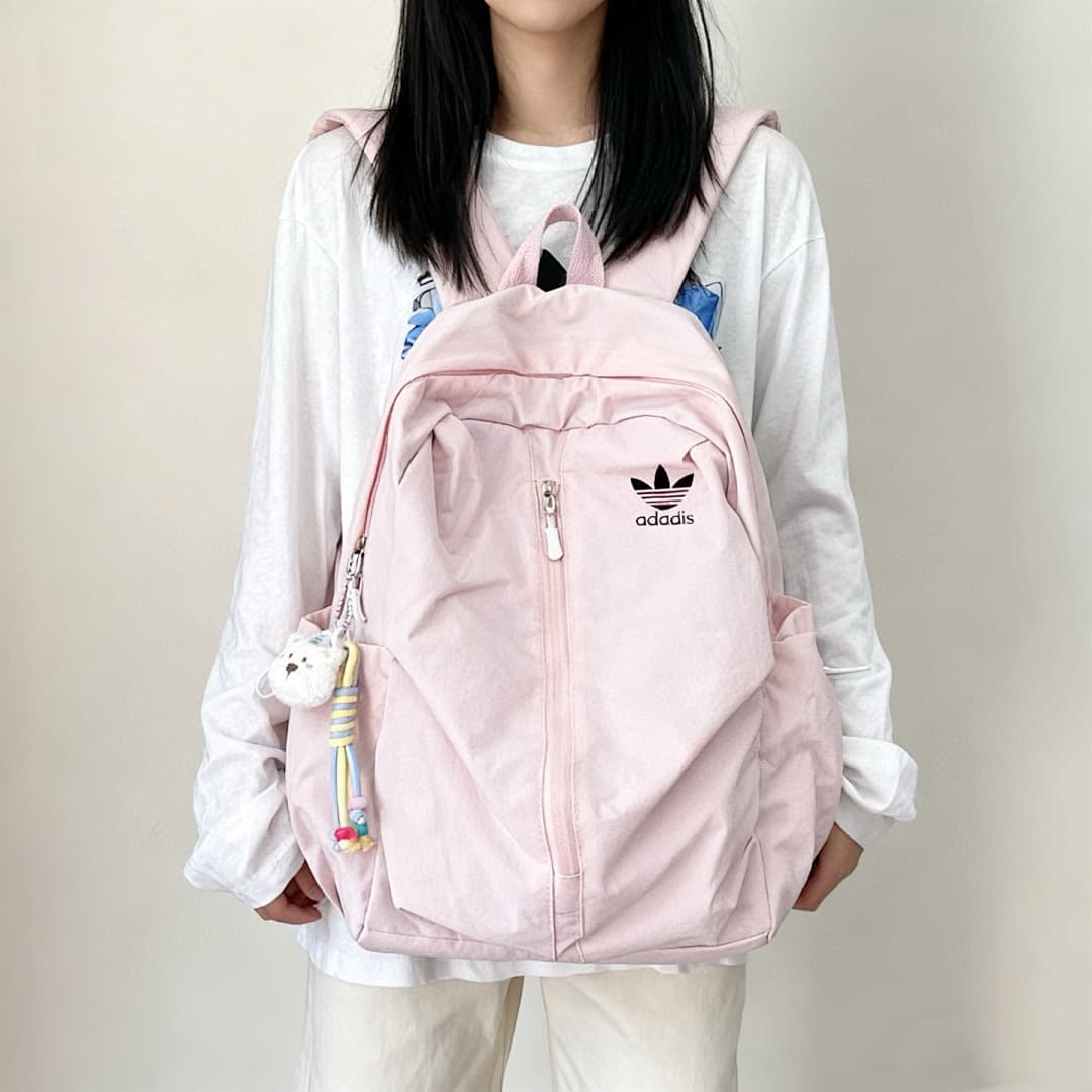 Mochila Adidas Nylon Grande Capacidade #1104 foto 05