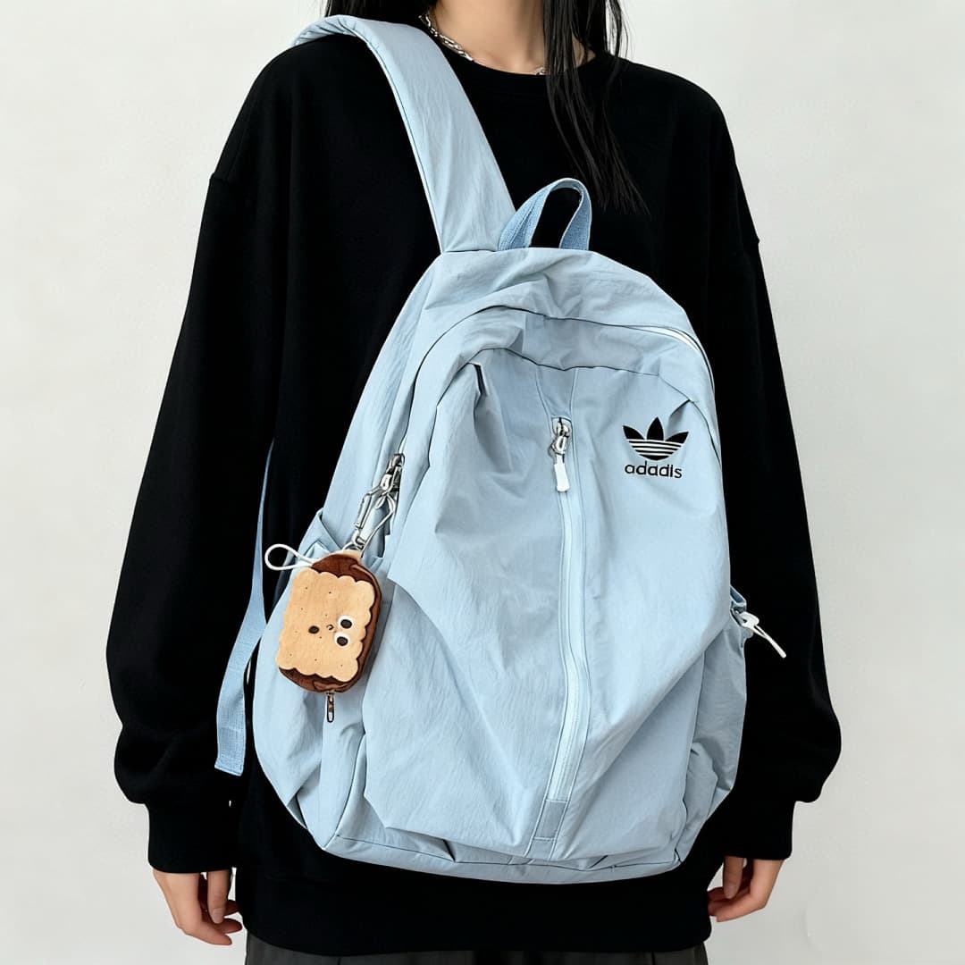 Mochila Adidas Nylon Grande Capacidade #1104 foto 07