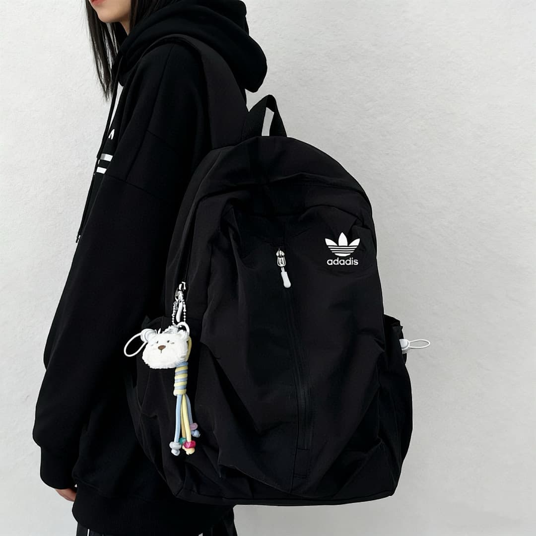 Mochila Adidas Nylon Grande Capacidade #1104 foto 09