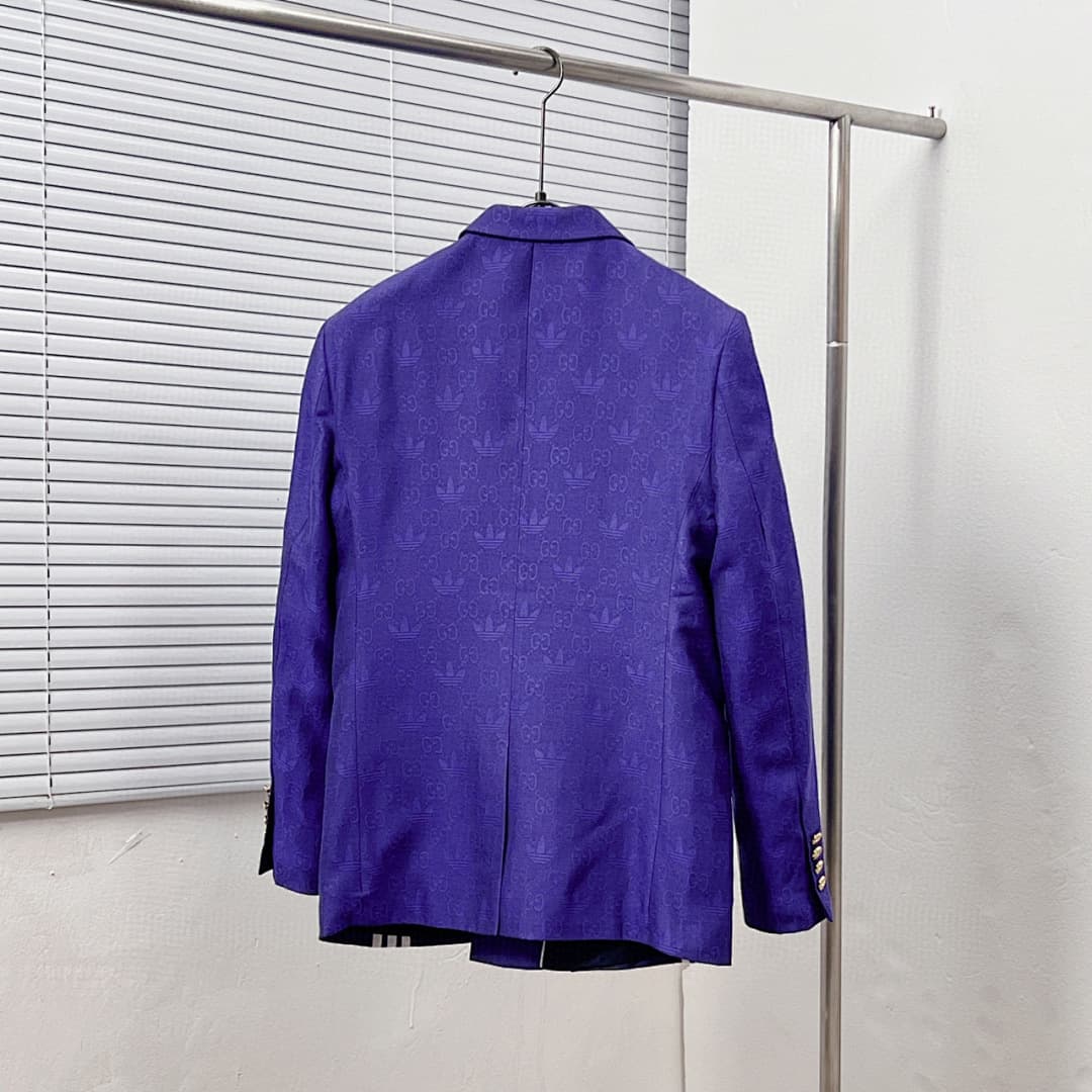 Blazer Gucci x Adidas Trefoil Púrpura II foto 02