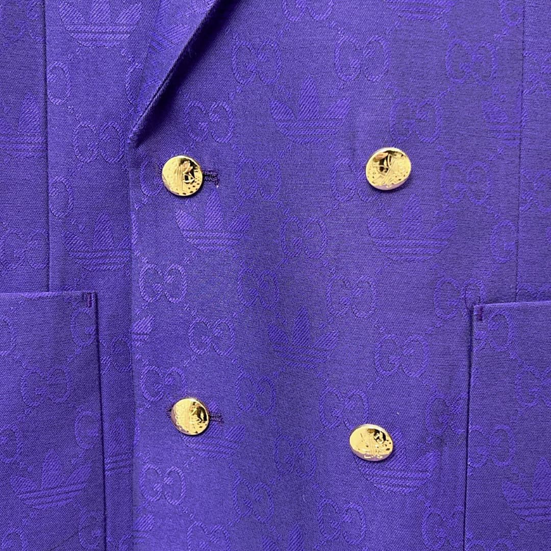 Blazer Gucci x Adidas Trefoil Púrpura II foto 04