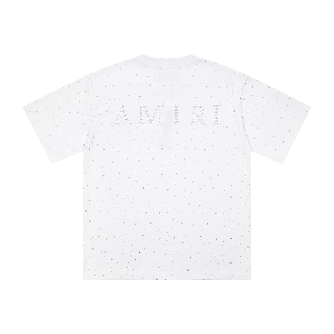T-Shirt Amiri com Rhinestones Estrelados foto 04
