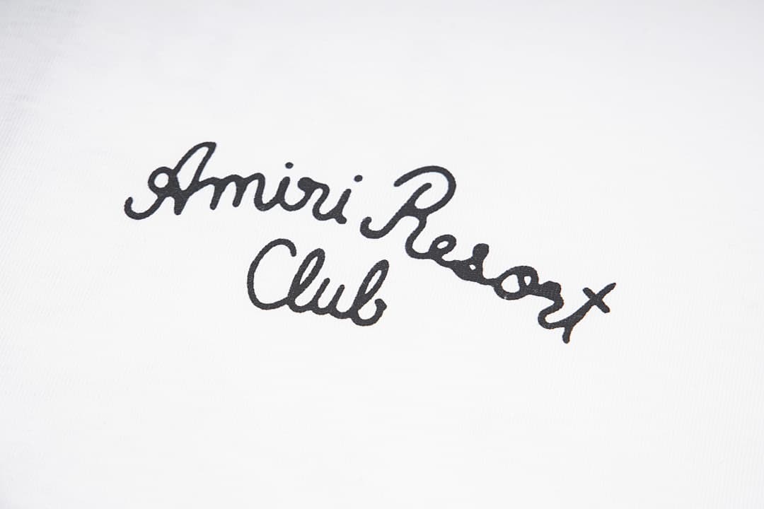 T-Shirt Amiri com Logo Print Clássico foto 01