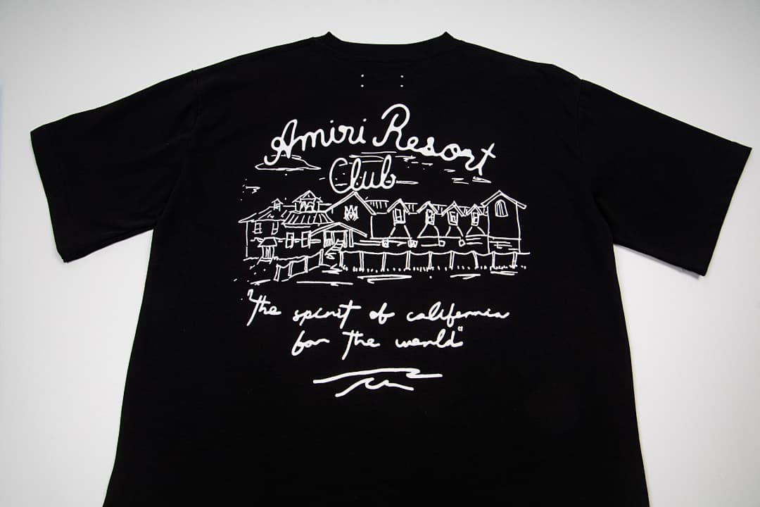 T-Shirt Amiri com Logo Print Clássico foto 07