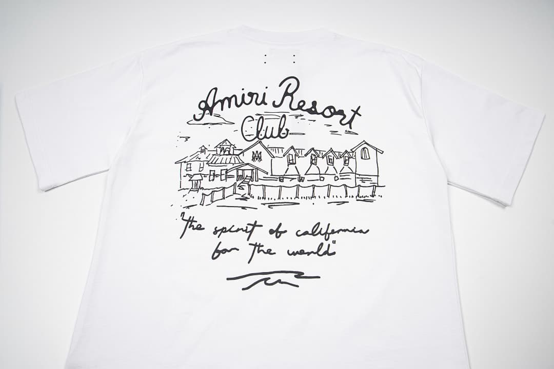T-Shirt Amiri com Logo Print Clássico foto 13