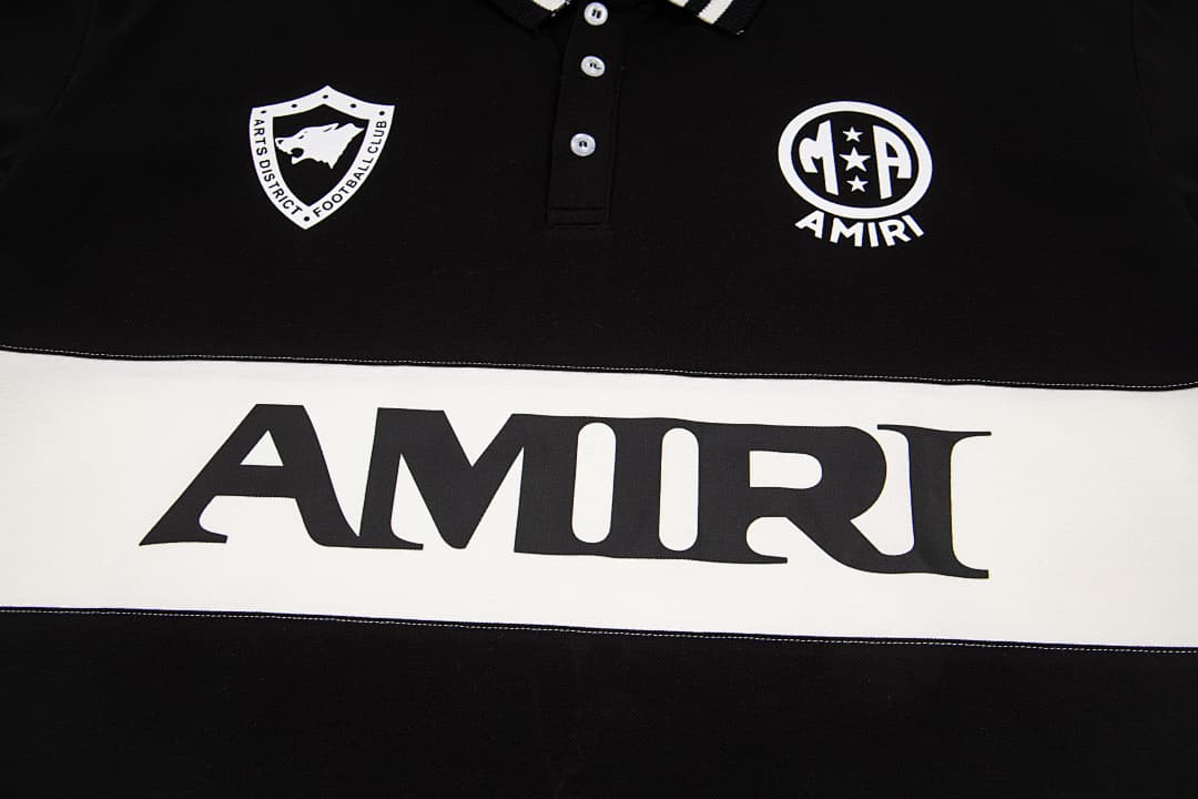 Polo Amiri com Gola Aberta e Botões foto 03