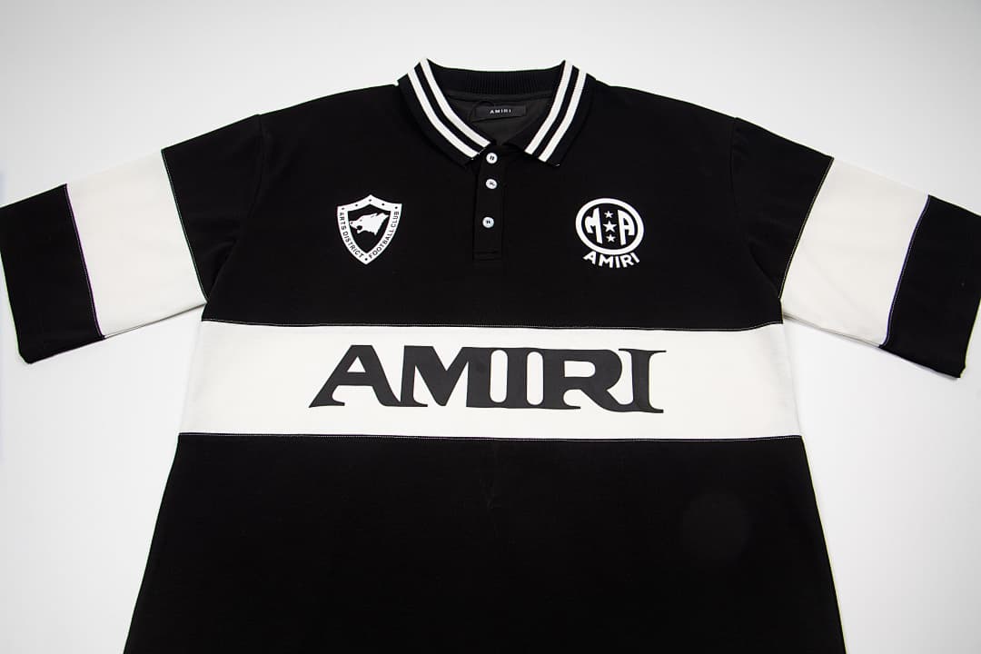 Polo Amiri com Gola Aberta e Botões foto 10
