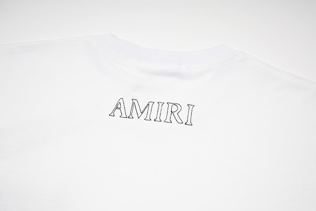T-Shirt Amiri com Bordado Bolso foto 10
