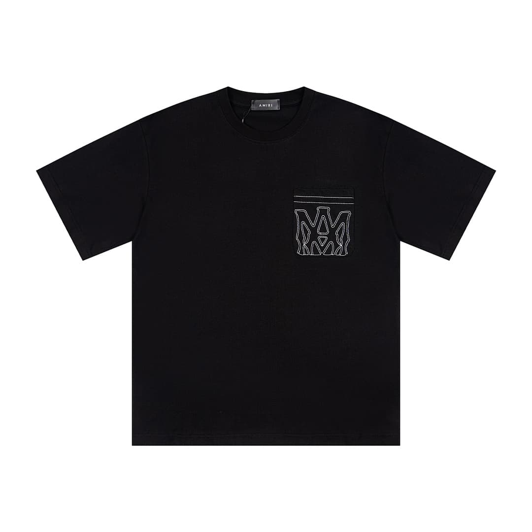 T-Shirt Amiri com Bordado Bolso foto 23