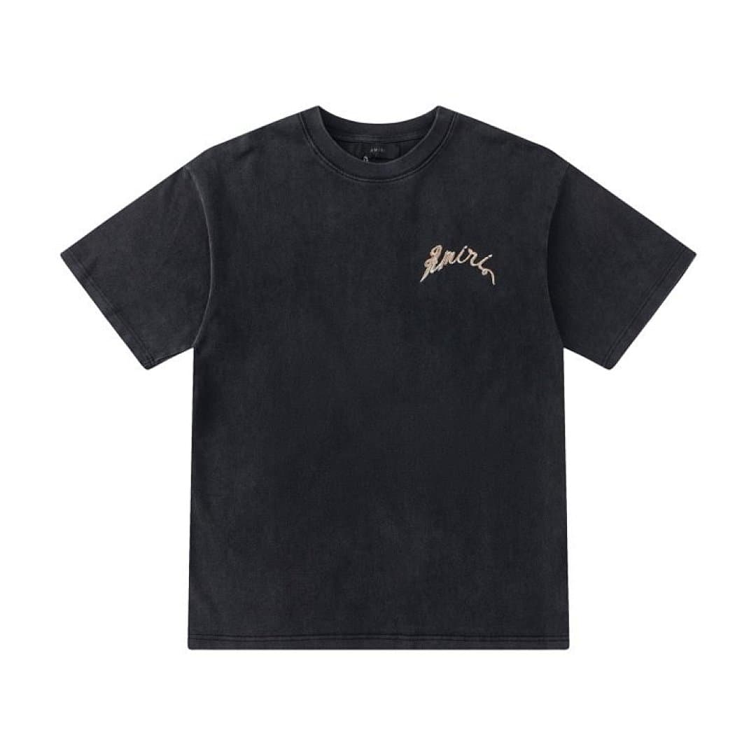 T-Shirt AMIRI com Detalhe Bordado Lavado foto 09