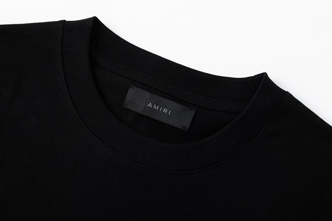 T-Shirt AMIRI com Bordado Pérolas Logo foto 01