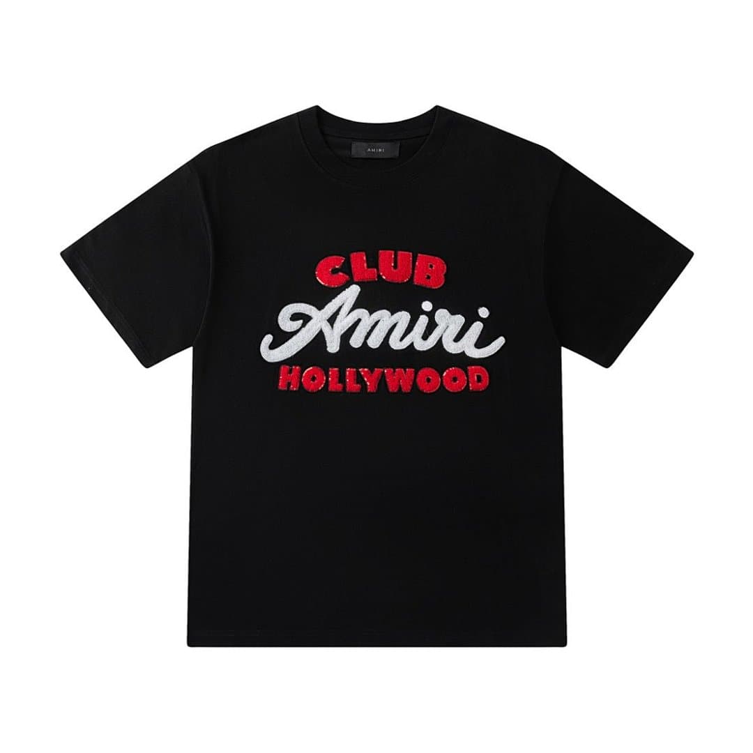 T-Shirt AMIRI com Bordado Pérolas Logo foto 08