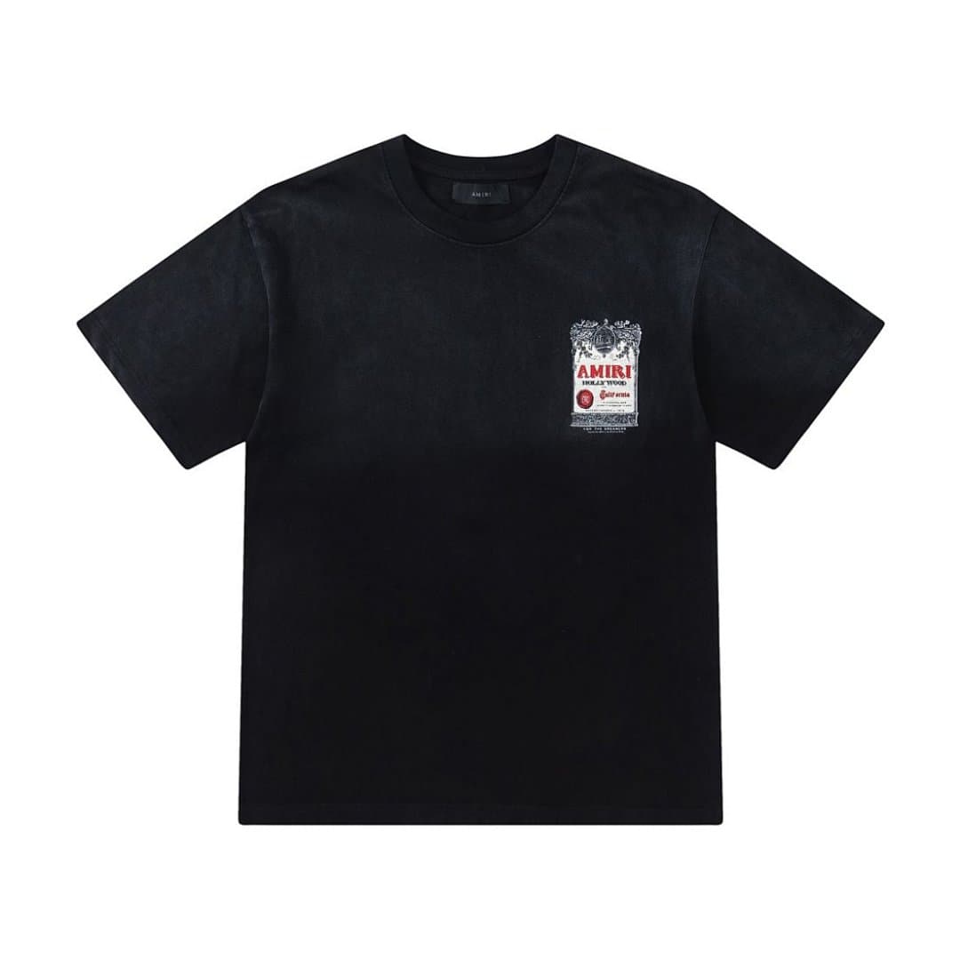 T-Shirt AMIRI com Impressão Digital Vintage foto 11