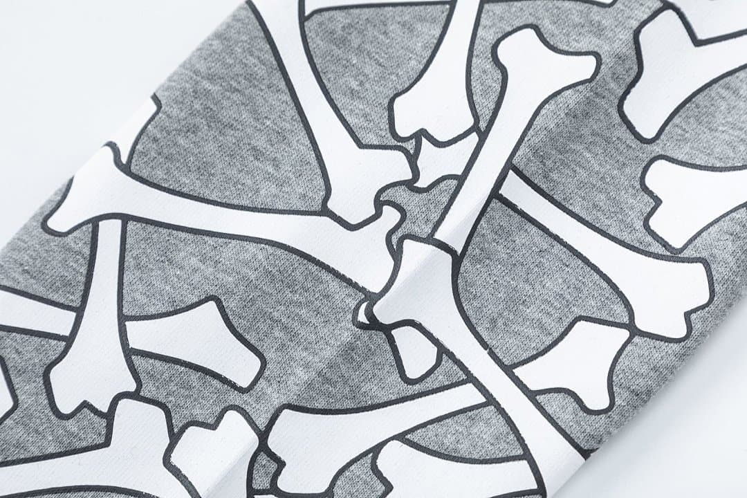 Camiseta de Mangas Compridas AMIRI com Padrão Ossos foto 06