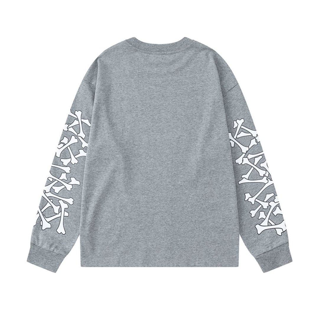 Camiseta de Mangas Compridas AMIRI com Padrão Ossos foto 11