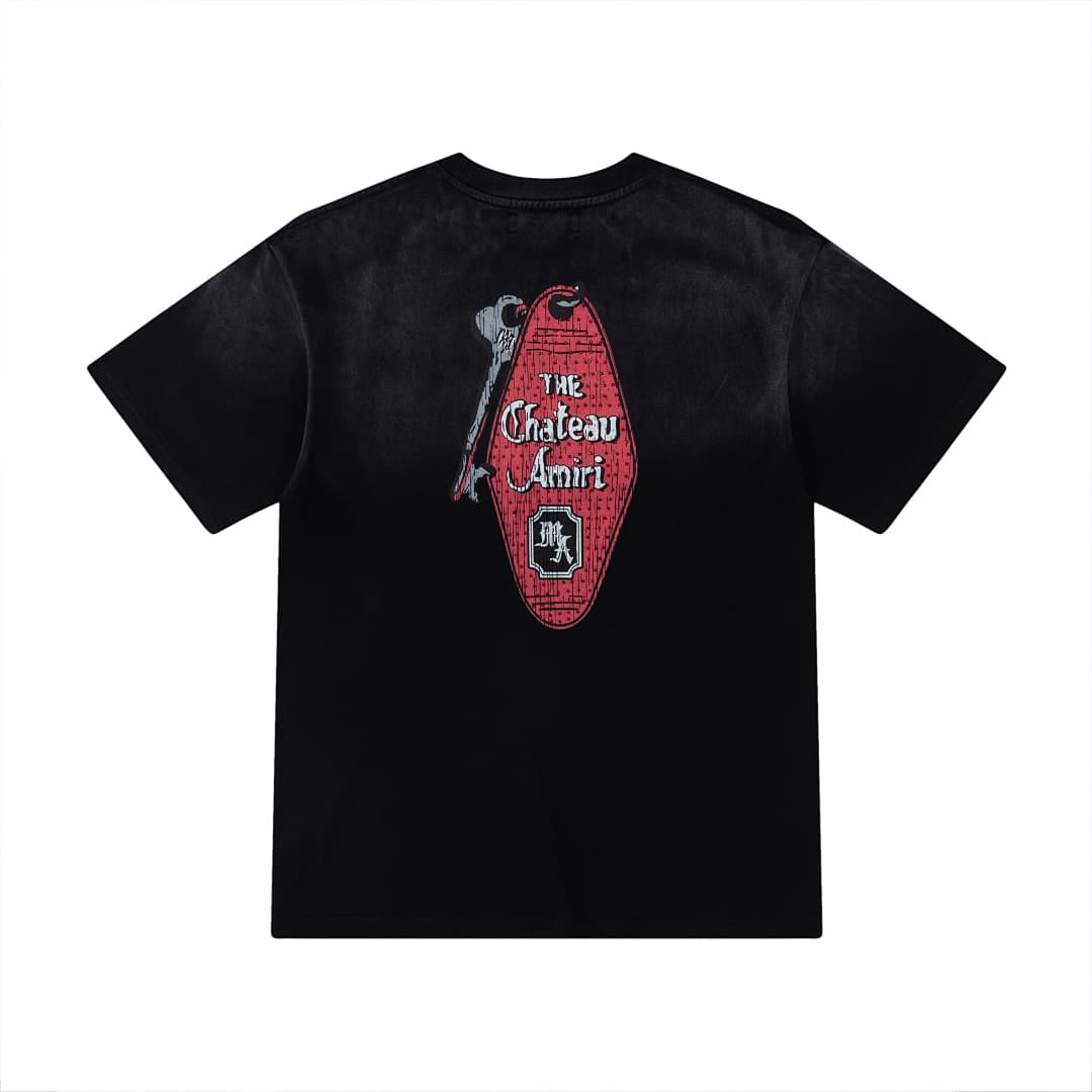 T-Shirt AMIRI Château Hotel Plate Tema 2026SS foto 09