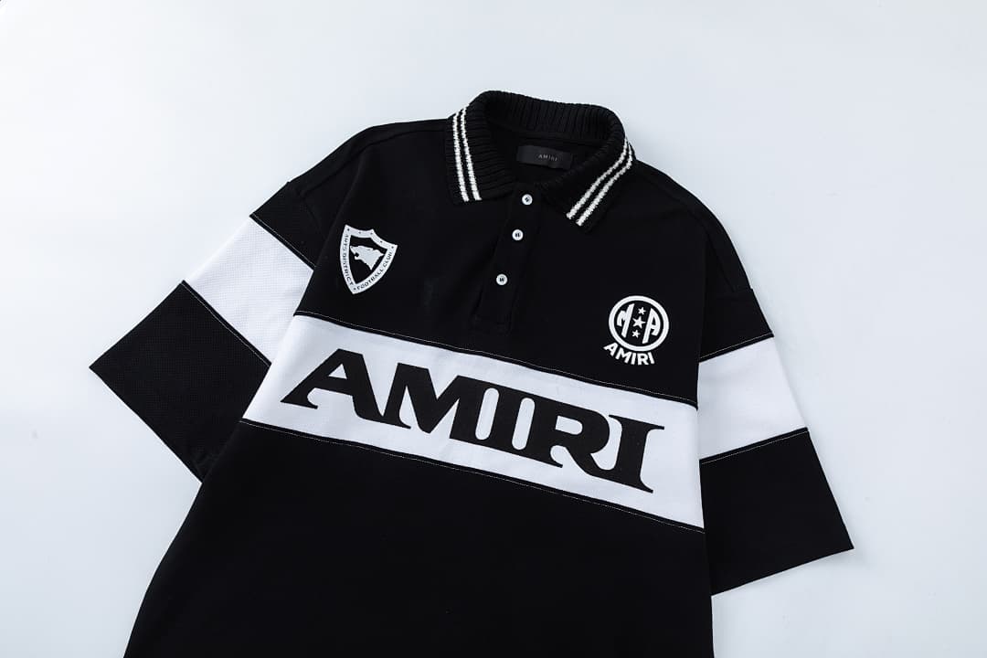Polo AMIRI 2026SS com Detalhe Desportivo foto 06