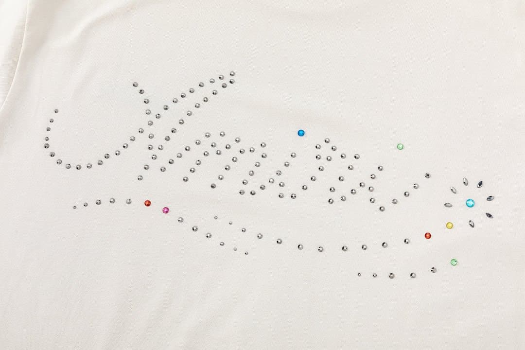 T-Shirt AMIRI com Rhinestones Oversized foto 07