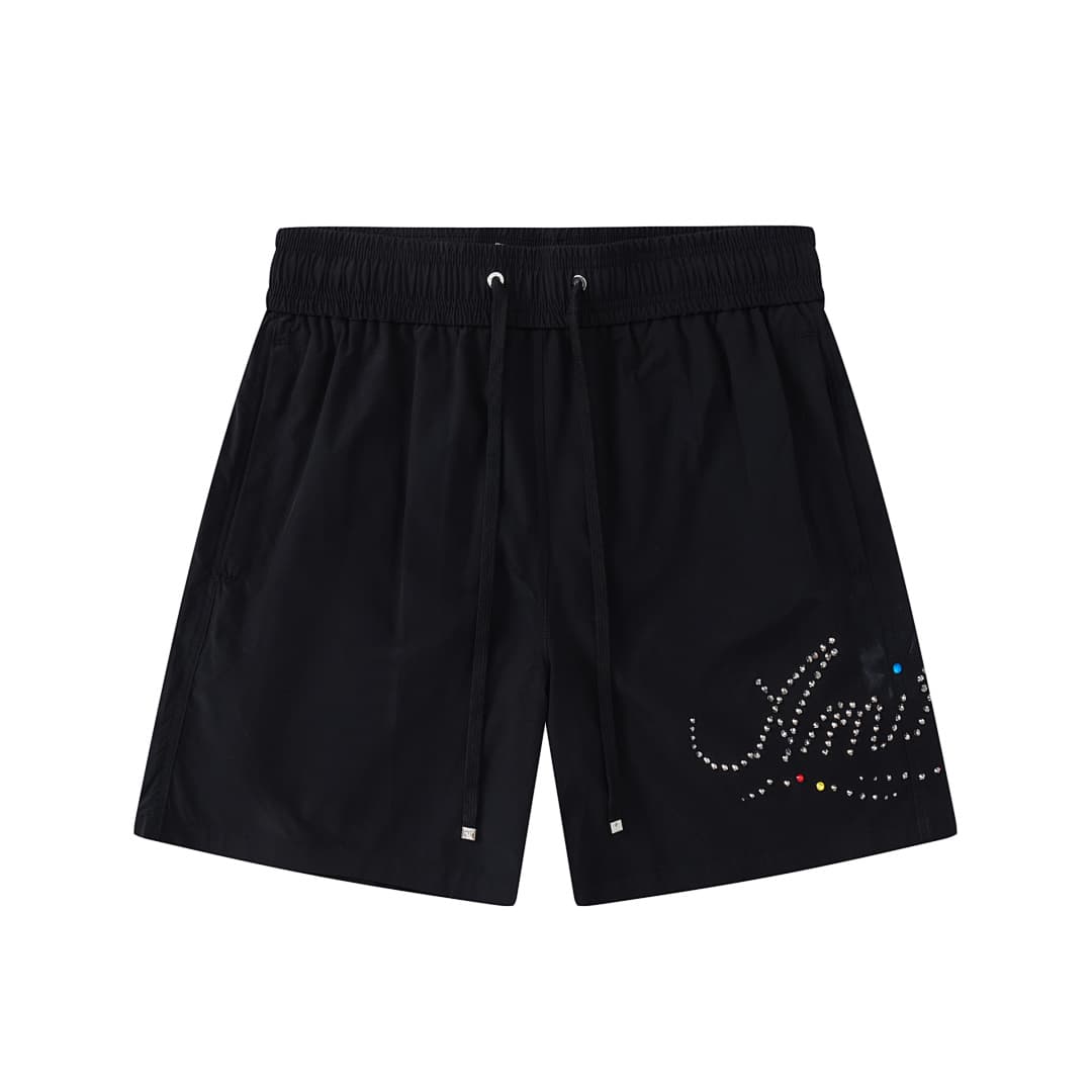 Calções AMIRI com Rhinestones Letra foto 10