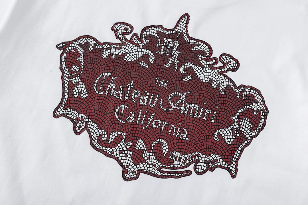 T-Shirt AMIRI Château 2026SS Vintage foto 05