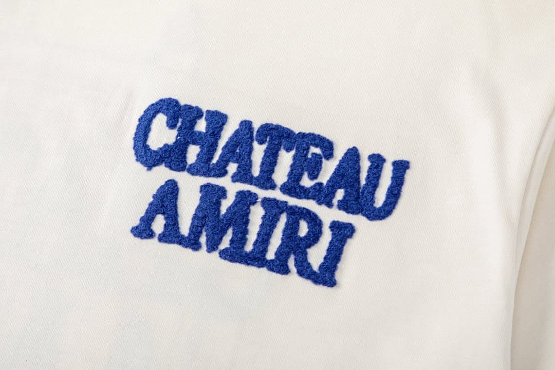 T-Shirt AMIRI Château com Bordado Castelo foto 08