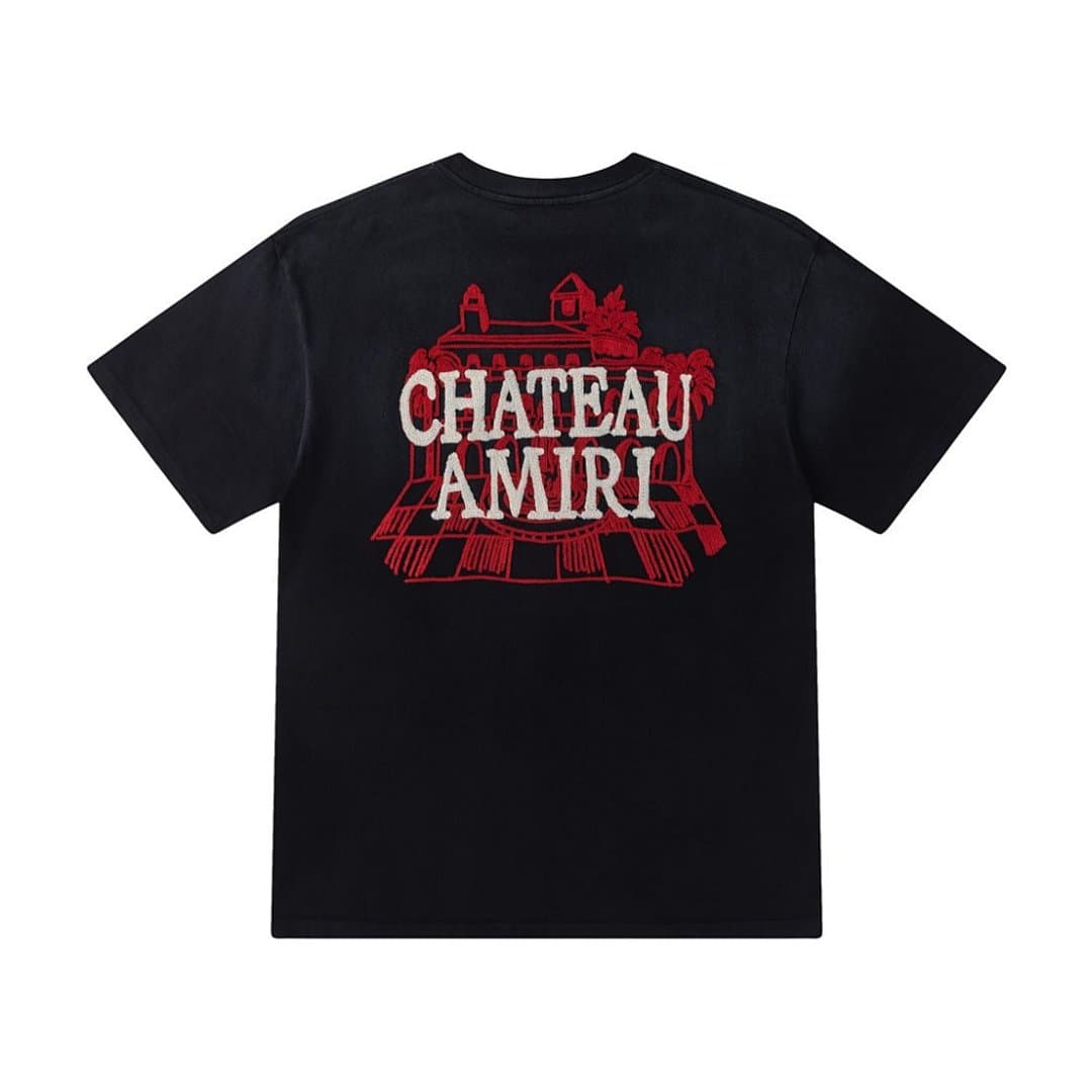 T-Shirt AMIRI Château com Bordado Castelo foto 09