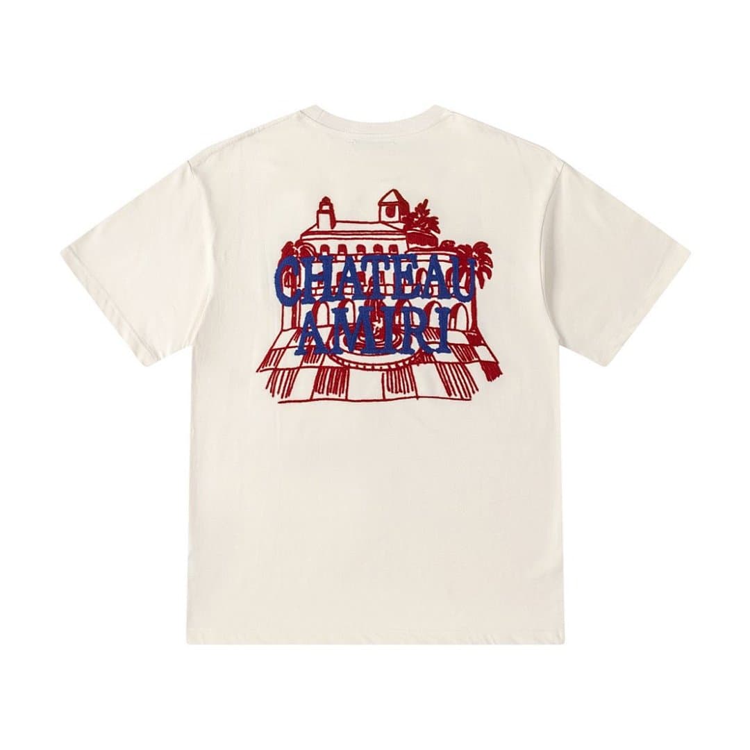 T-Shirt AMIRI Château com Bordado Castelo foto 11