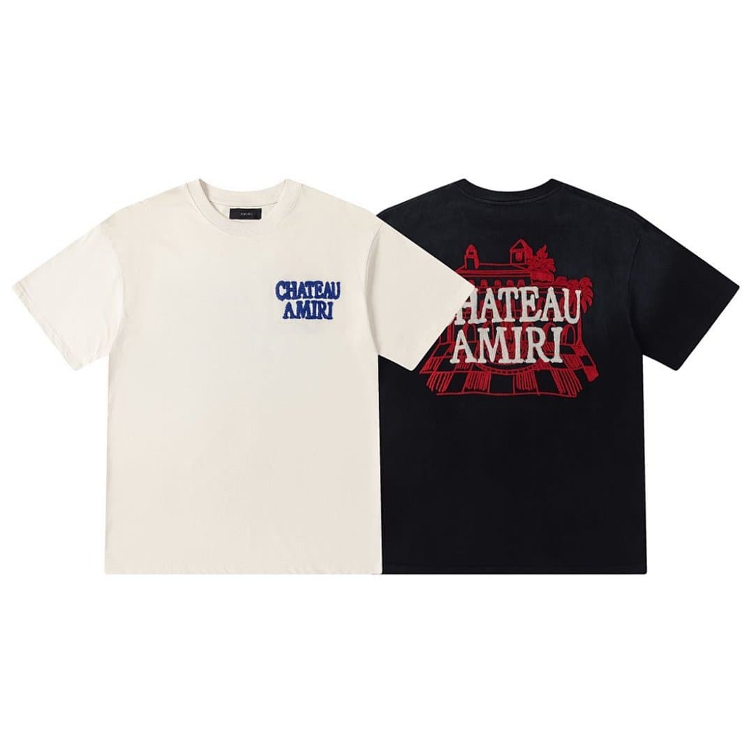 T-Shirt AMIRI Château com Bordado Castelo foto 13