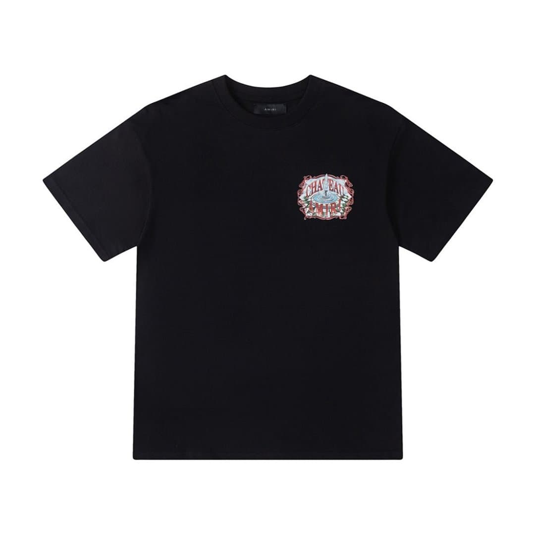 T-Shirt AMIRI Estate Euro com Impressão Digital foto 09