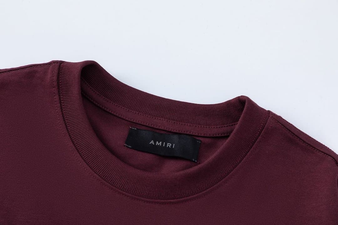T-Shirt Amiri Contraste foto 04