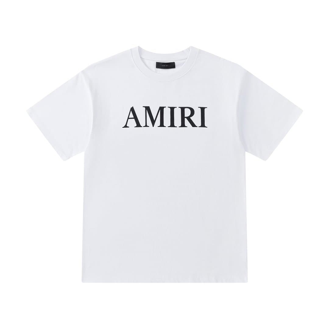 T-Shirt Amiri Letra Logo foto 08