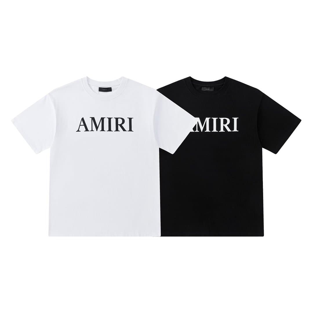 T-Shirt Amiri Letra Logo foto 11