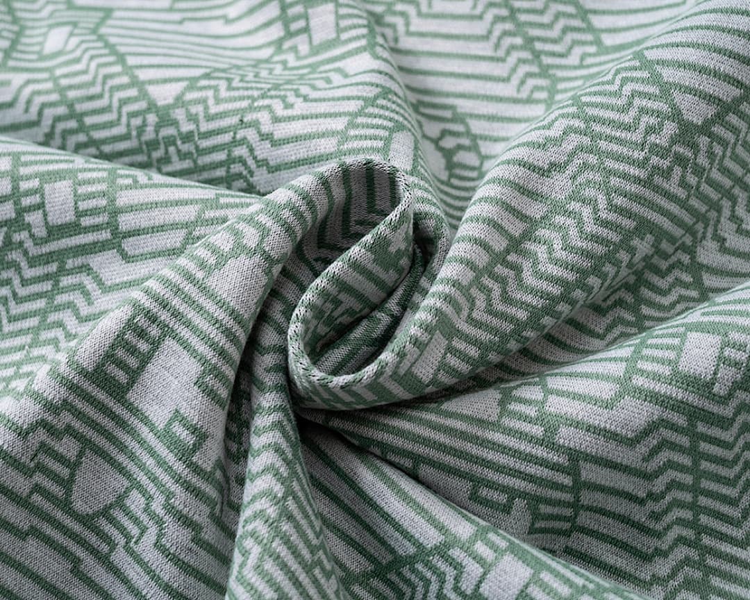 T-Shirt Polo Casablanca Jacquard - Verde Claro foto 09