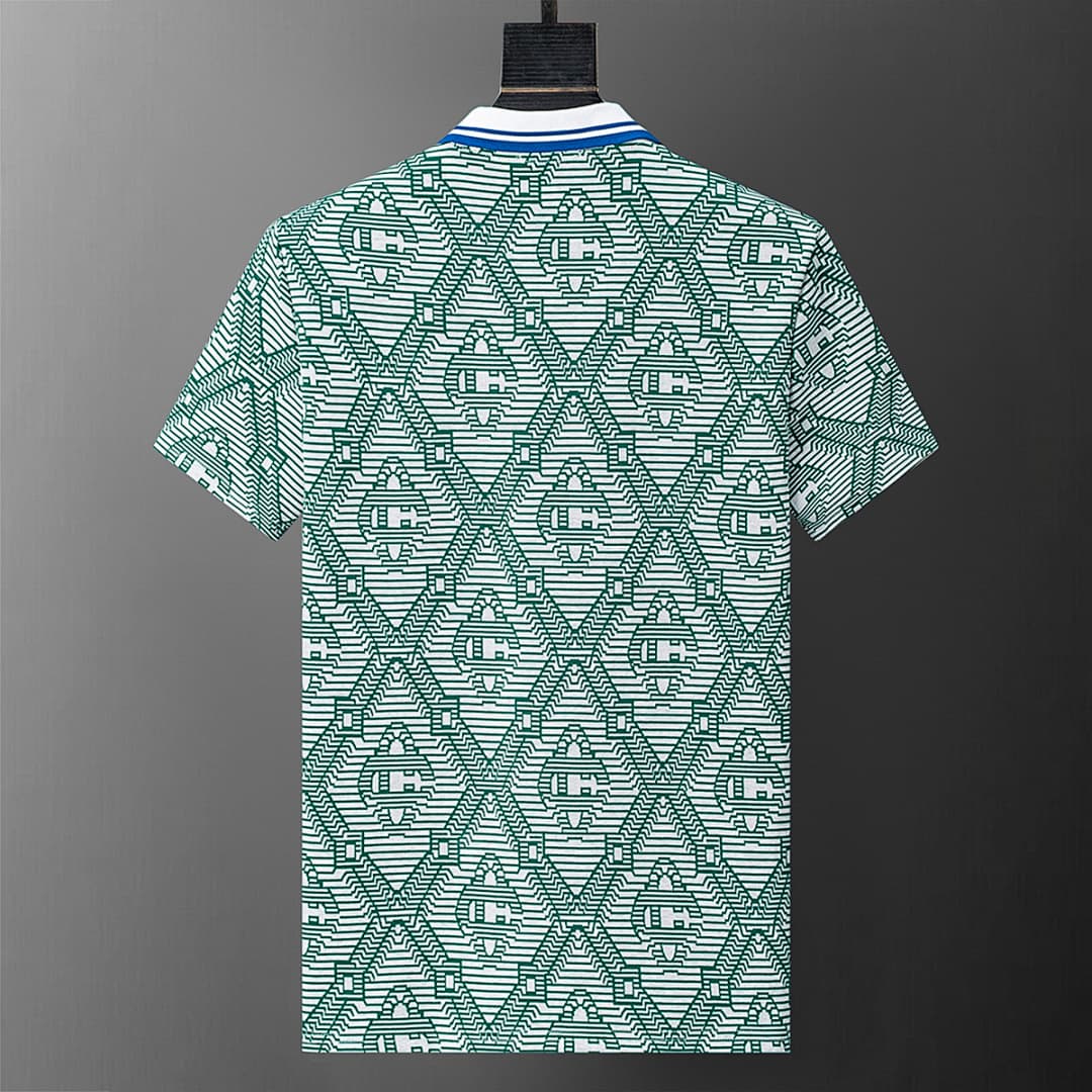 T-Shirt Polo Casablanca Jacquard - Verde foto 13