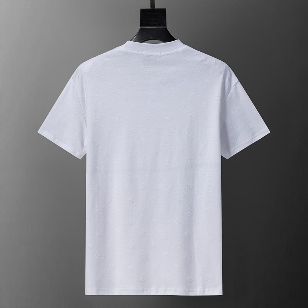T-Shirt Casablanca Monograma Flocked - Branco foto 02