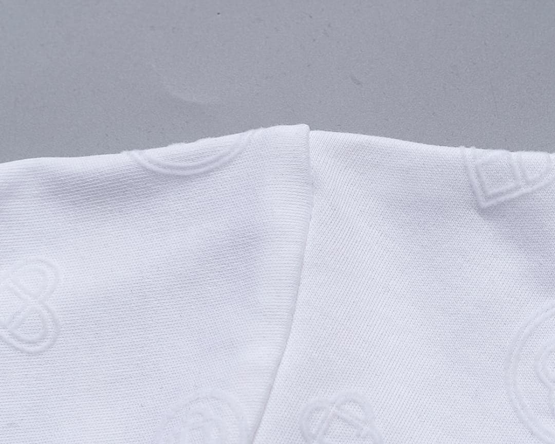 T-Shirt Casablanca Monograma Flocked - Branco foto 04