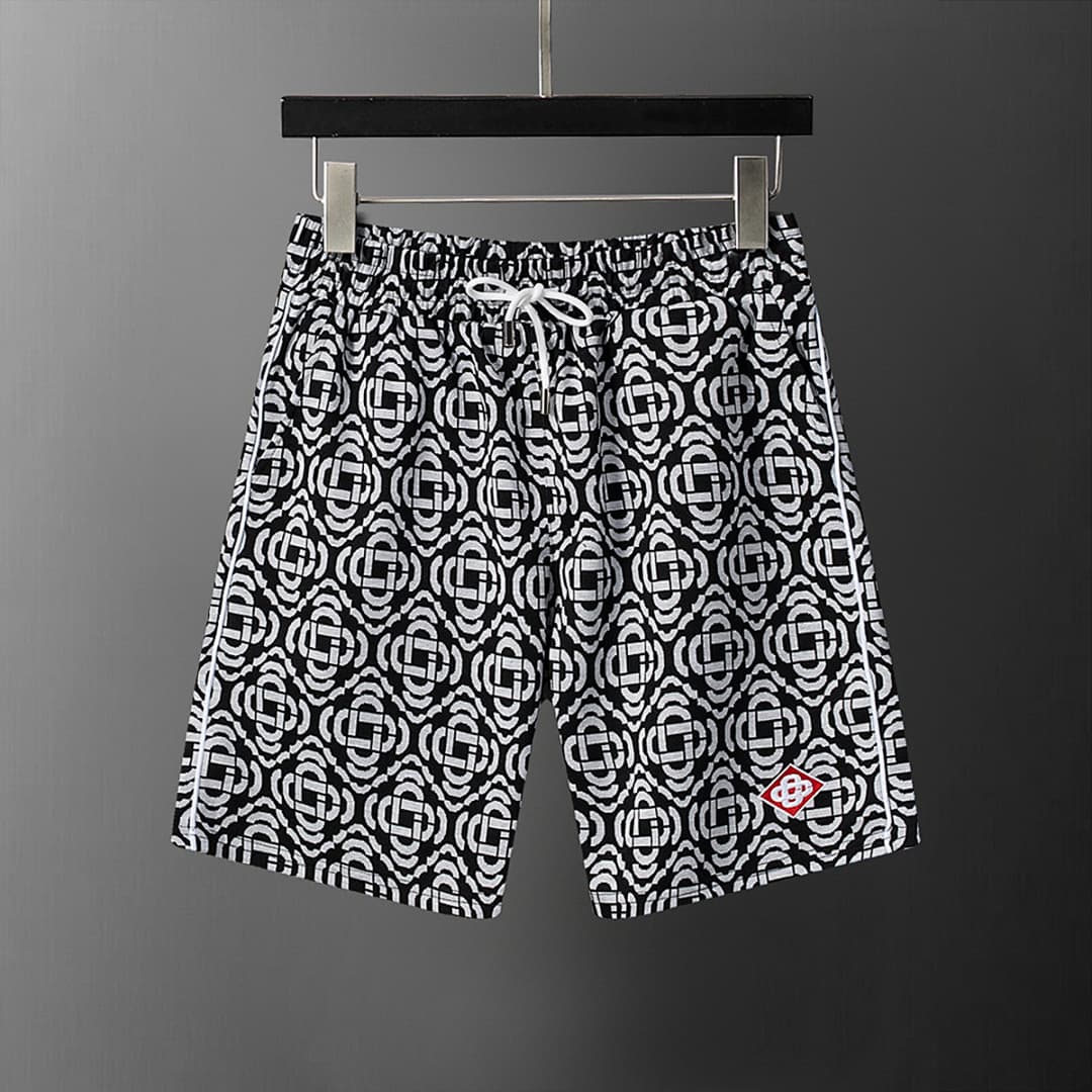 Shorts Casablanca Jacquard - Preto foto 01