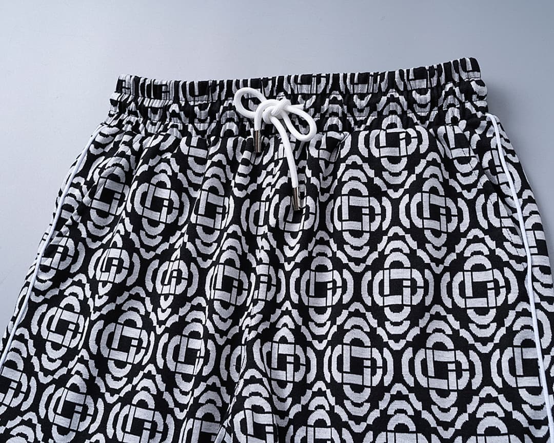 Shorts Casablanca Jacquard - Preto foto 03