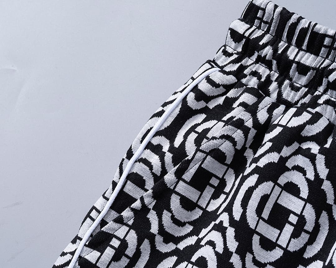 Shorts Casablanca Jacquard - Preto foto 06