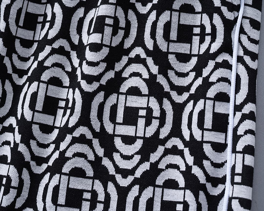 Shorts Casablanca Jacquard - Preto foto 08