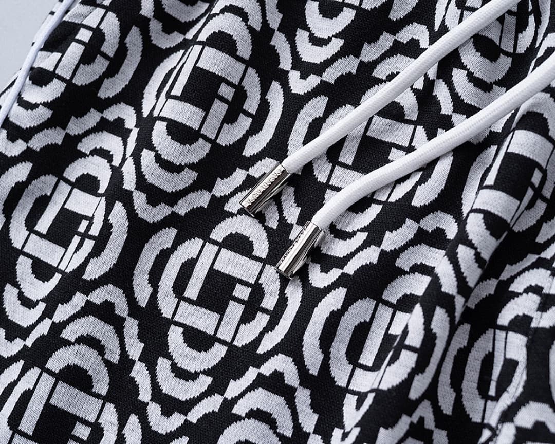 Shorts Casablanca Jacquard - Preto foto 09