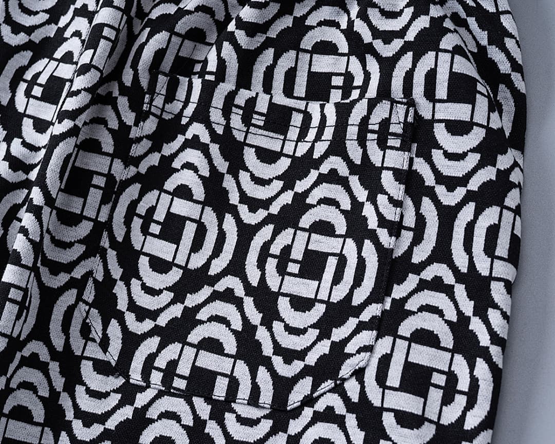 Shorts Casablanca Jacquard - Preto foto 11
