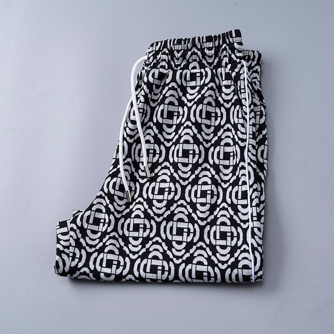 Shorts Casablanca Jacquard - Preto foto 13