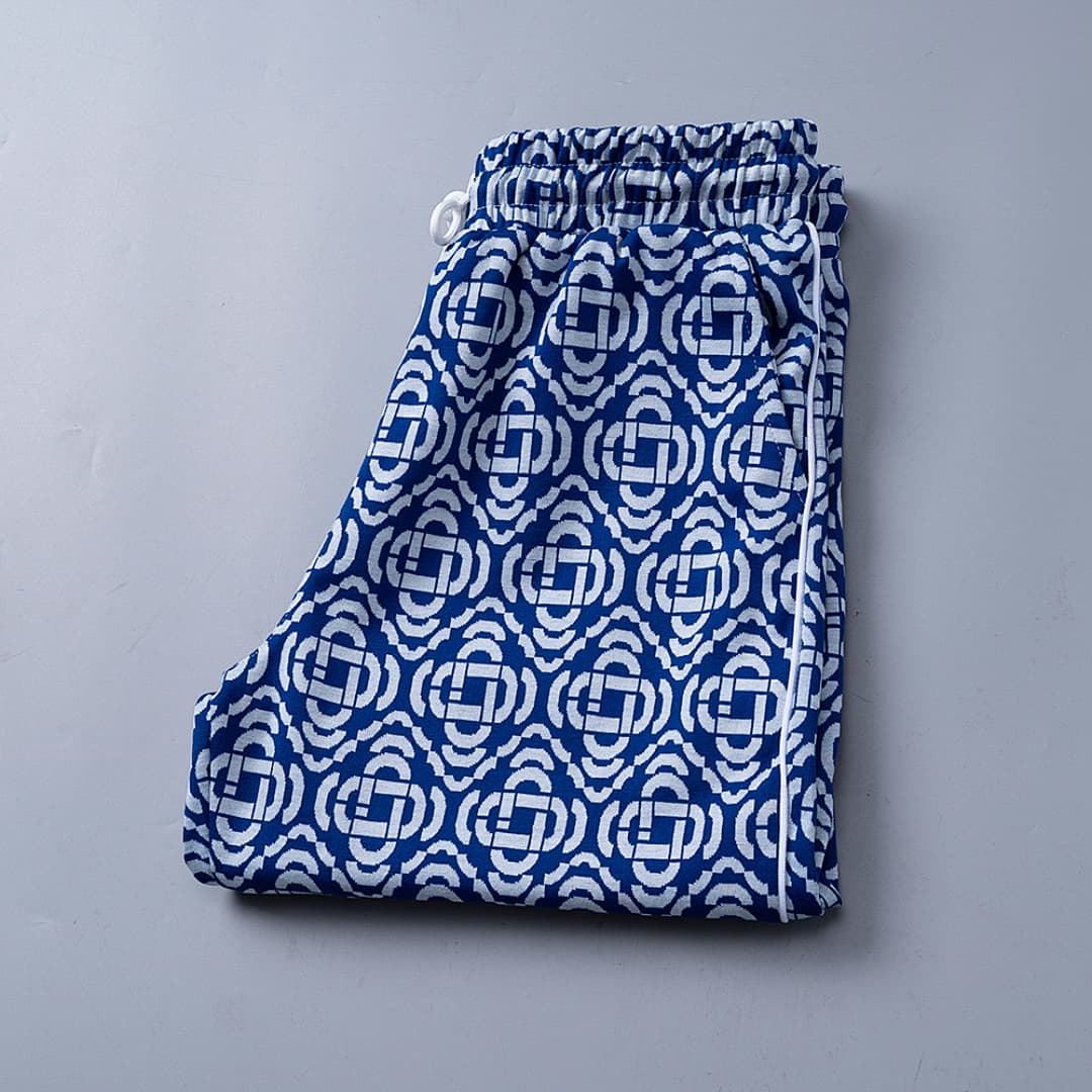 Shorts Casablanca Jacquard - Azul foto 03