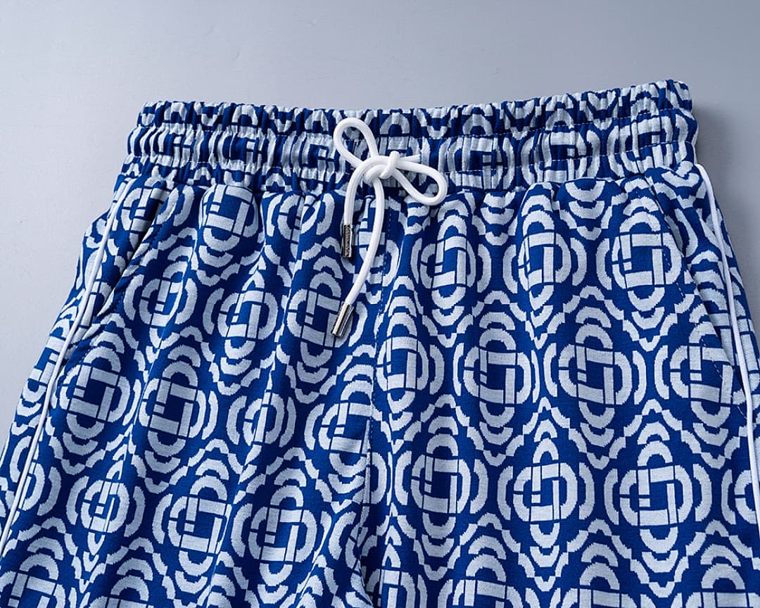 Shorts Casablanca Jacquard - Azul foto 04
