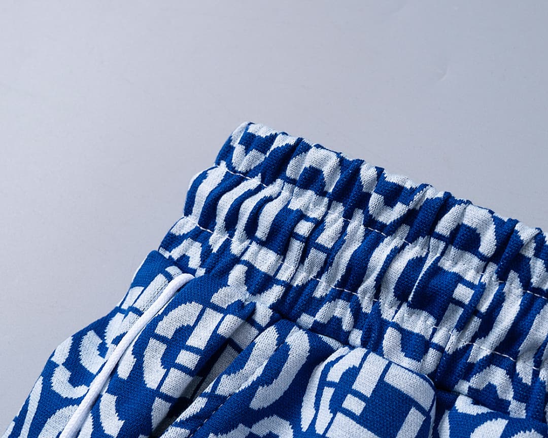 Shorts Casablanca Jacquard - Azul foto 06
