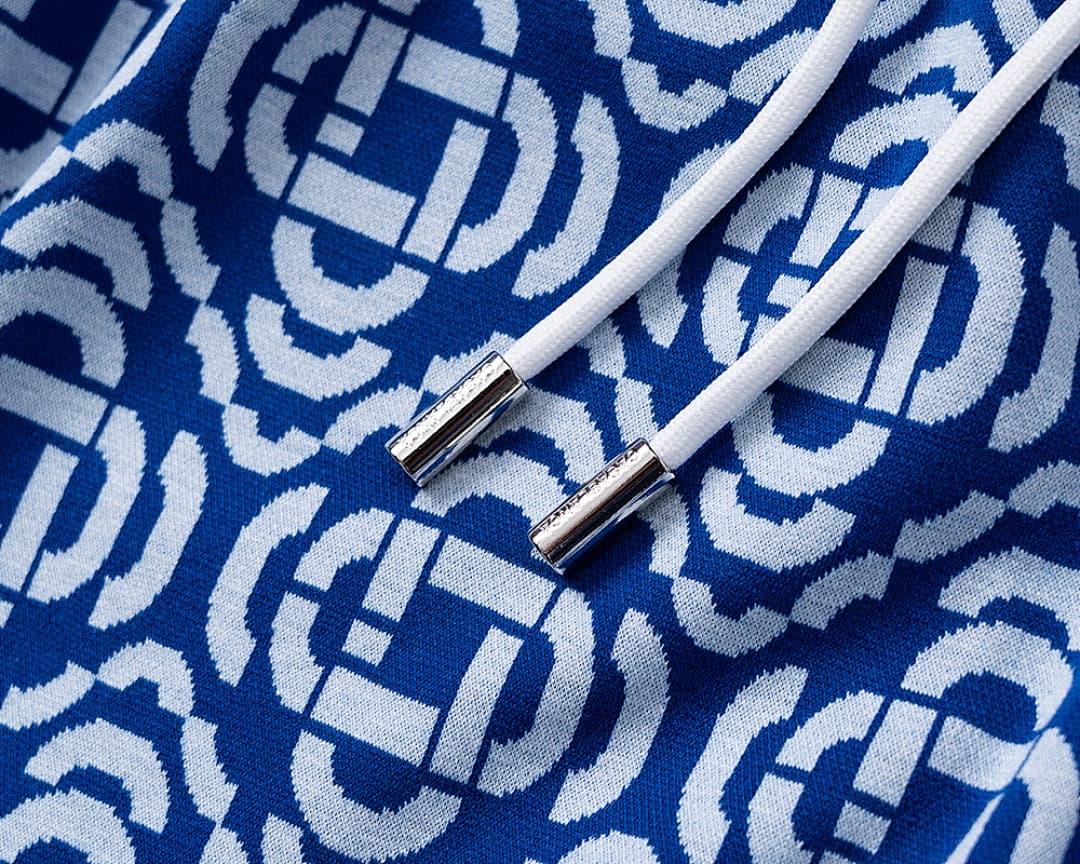 Shorts Casablanca Jacquard - Azul foto 09