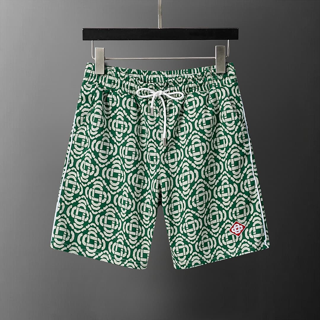 Shorts Casablanca Jacquard - Verde foto 01