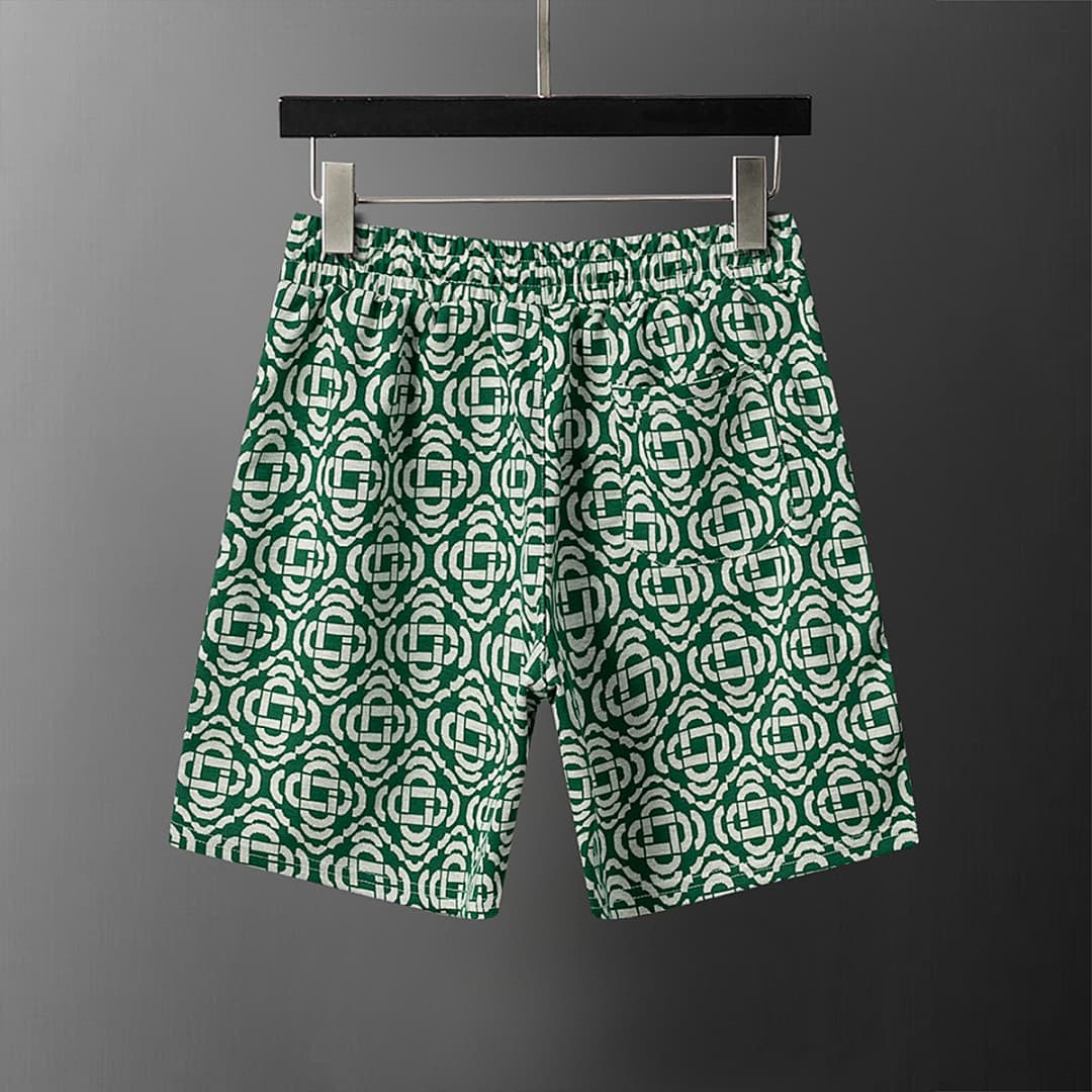 Shorts Casablanca Jacquard - Verde foto 02