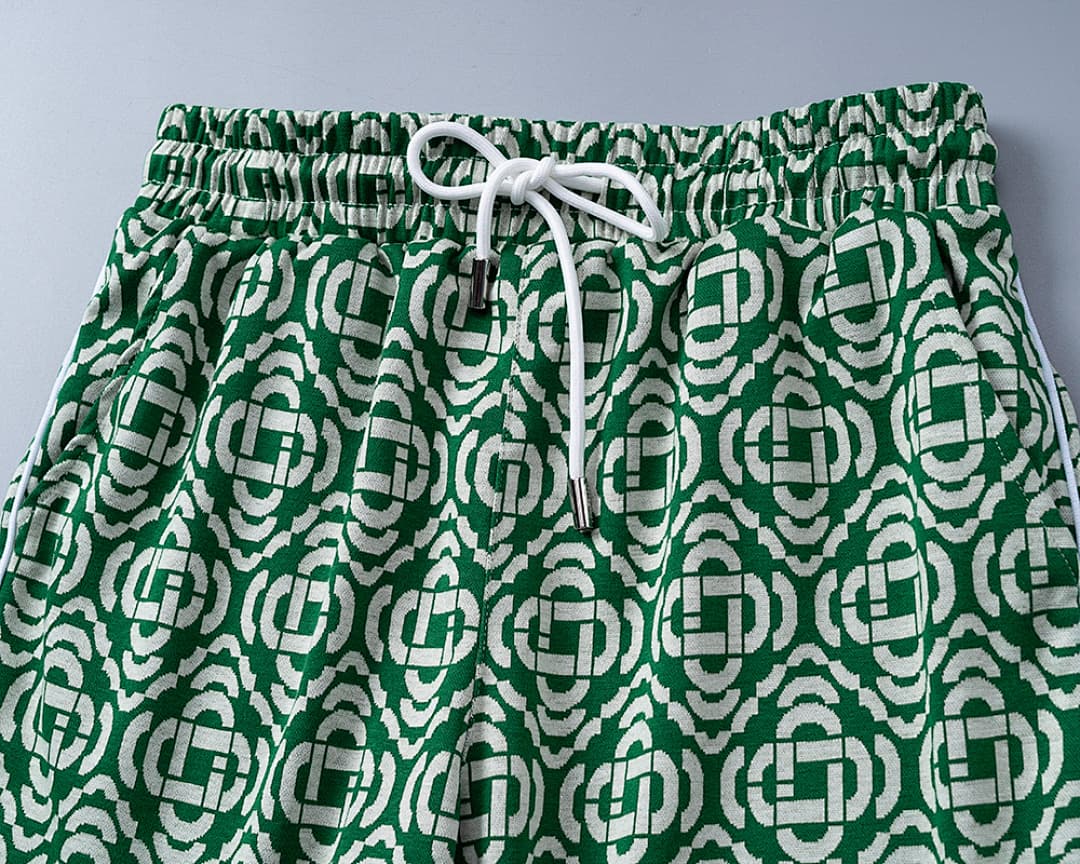 Shorts Casablanca Jacquard - Verde foto 03